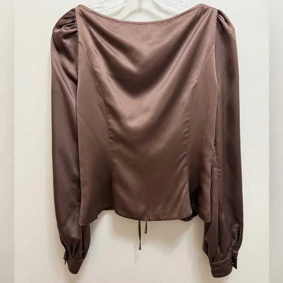 Majorelle Waldorf Top in Chocolate Brown Size M - Picture 3 of 8